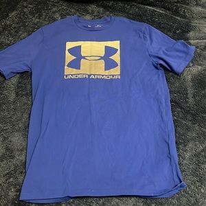 Under Armour Heatgear shirt, Size Medium, Blue